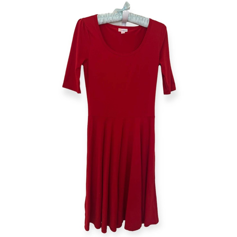 Like-new LulaRoe red dress